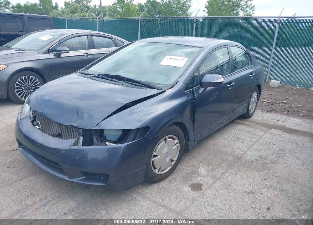 2009 HONDA CIVIC HYBRID VIN: JHMFA36289S012270