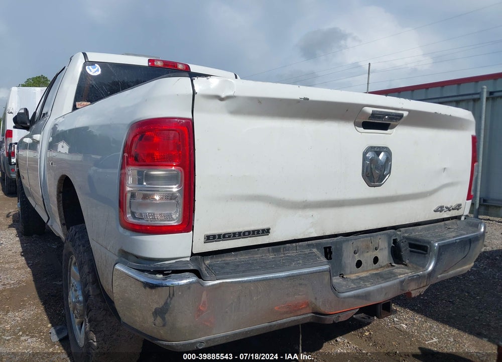 2022 RAM 2500 BIG HORN 4X4 6'4 BOX VIN: 3C6UR5DL3NG410259