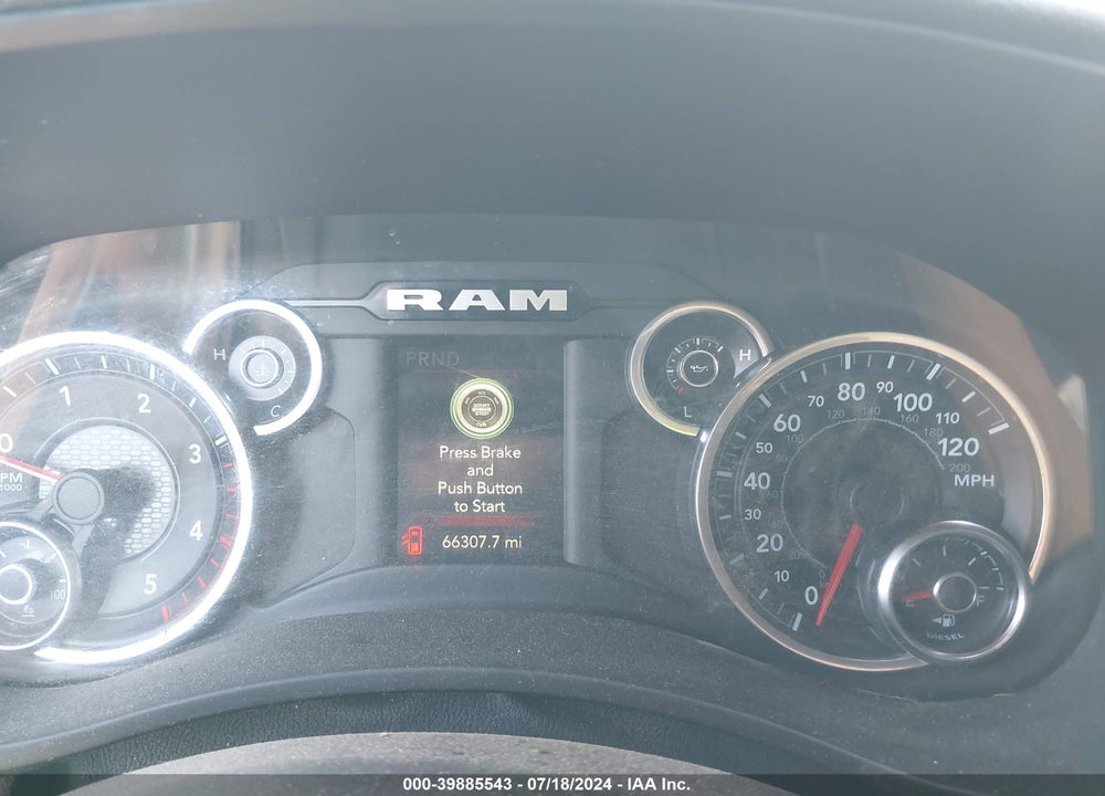 2022 RAM 2500 BIG HORN 4X4 6'4 BOX VIN: 3C6UR5DL3NG410259