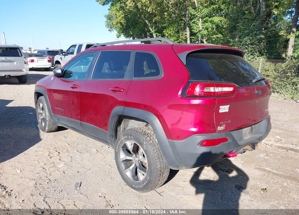 2015 JEEP CHEROKEE TRAILHAWK VIN: 1C4PJMBB4FW635472
