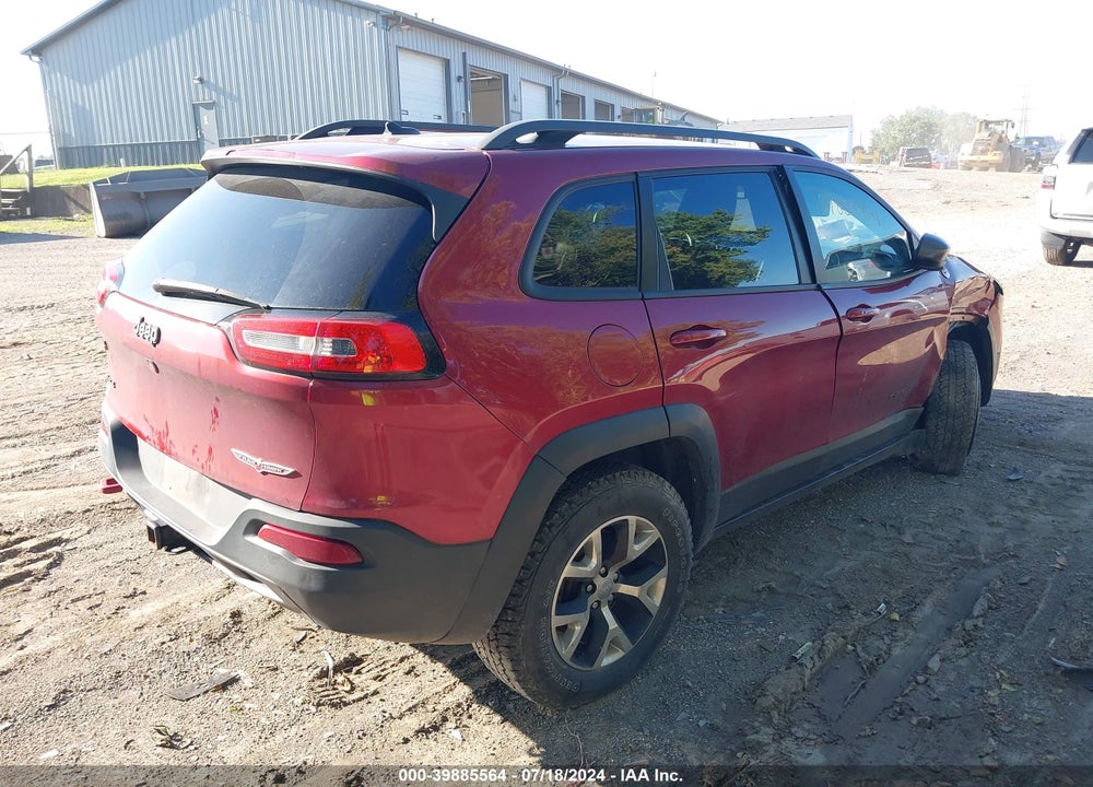 2015 JEEP CHEROKEE TRAILHAWK VIN: 1C4PJMBB4FW635472