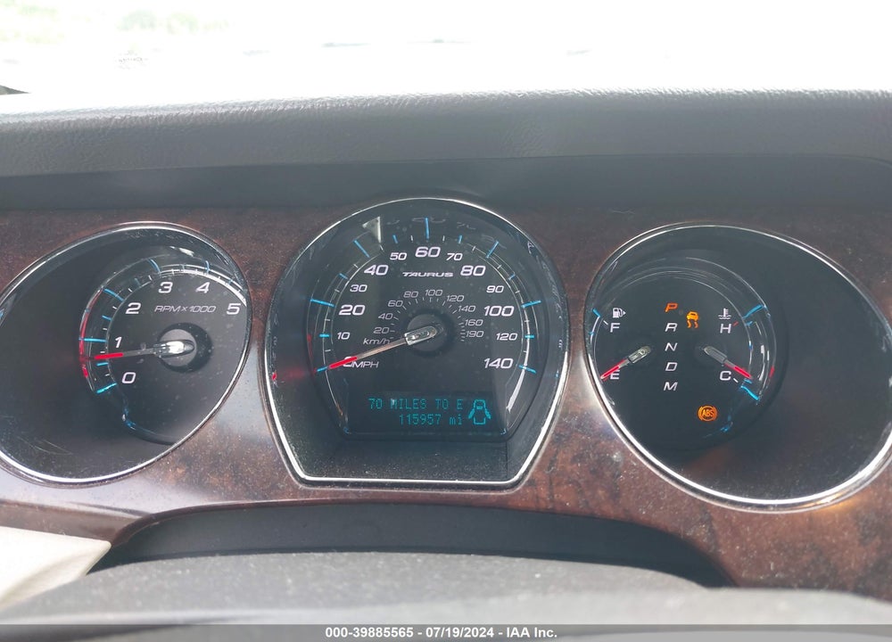 2011 FORD TAURUS SEL VIN: 1FAHP2EW9BG121147