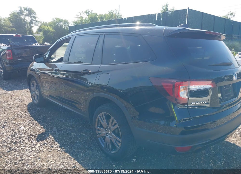 2022 HONDA PILOT AWD SPORT VIN: 5FNYF6H32NB092966