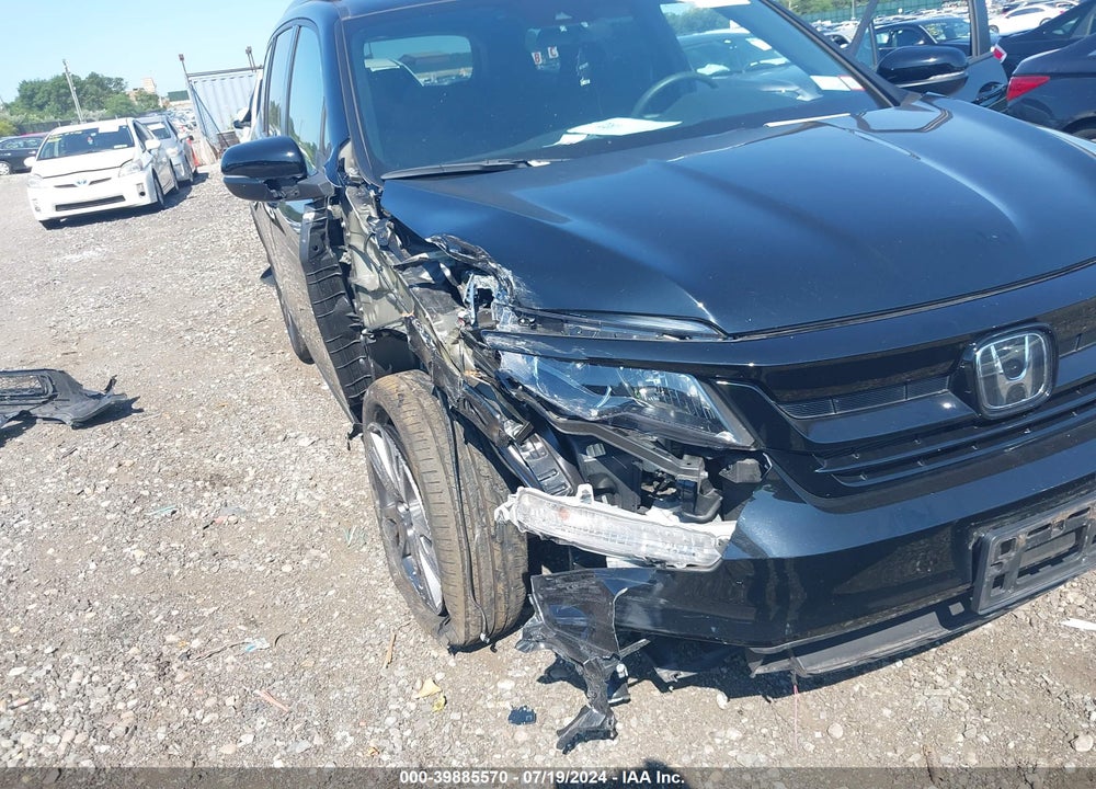 2022 HONDA PILOT AWD SPORT VIN: 5FNYF6H32NB092966