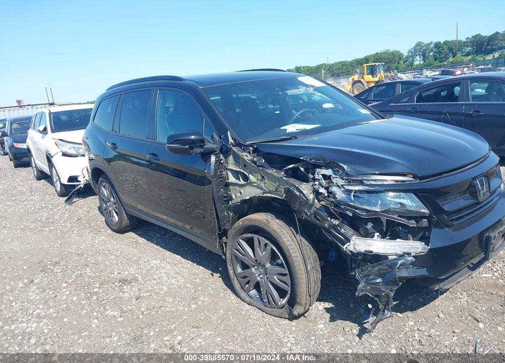 2022 HONDA PILOT AWD SPORT VIN: 5FNYF6H32NB092966