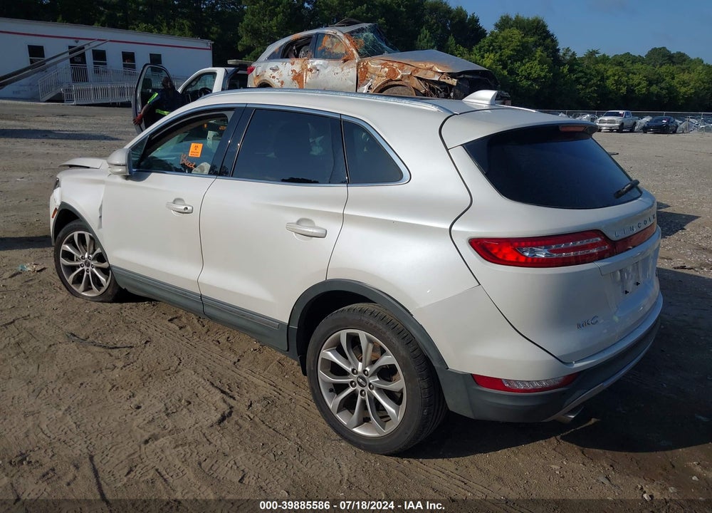 2017 LINCOLN MKC SELECT VIN: 5LMCJ2C90HUL02112