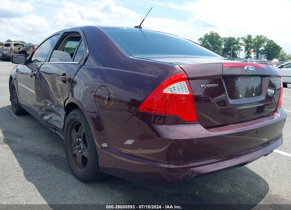 2011 FORD FUSION SE VIN: 3FAHP0HAXBR207421