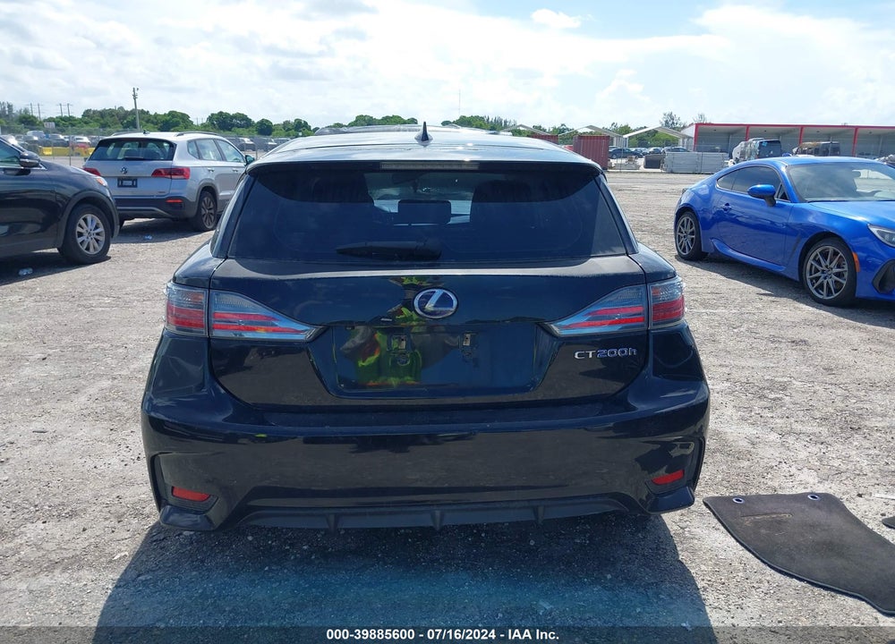2015 LEXUS CT 200H VIN: JTHKD5BH1F2245348