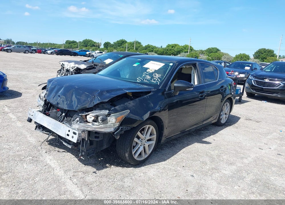 2015 LEXUS CT 200H VIN: JTHKD5BH1F2245348