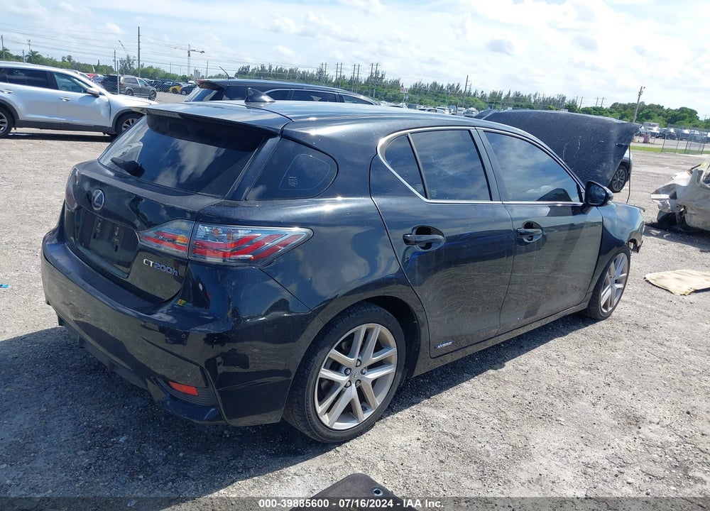 2015 LEXUS CT 200H VIN: JTHKD5BH1F2245348