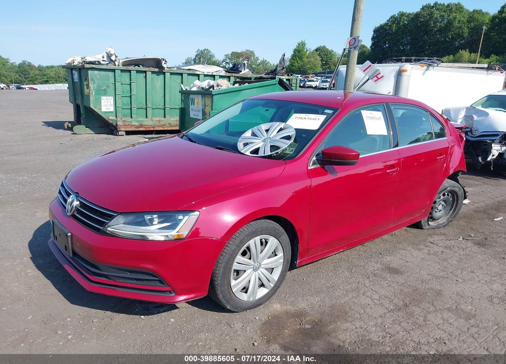 2017 VOLKSWAGEN JETTA 1.4T S VIN: 3VW2B7AJ9HM247770