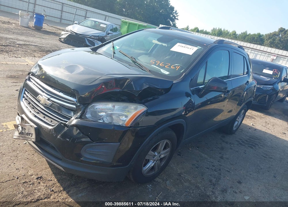 2016 CHEVROLET TRAX LT VIN: KL7CJLSB0GB596264