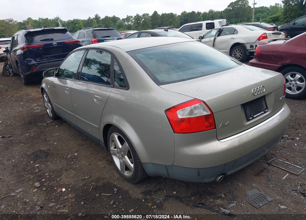 2002 AUDI A4 1.8T VIN: WAULC68E42A301842