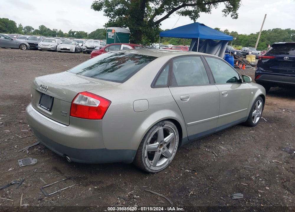 2002 AUDI A4 1.8T VIN: WAULC68E42A301842