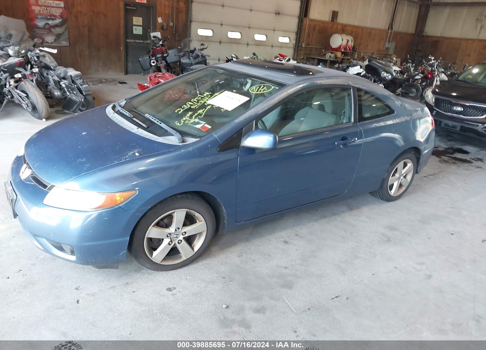 2008 HONDA CIVIC EX VIN: 2HGFG12878H501250