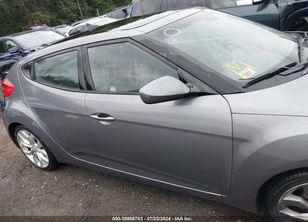 2012 HYUNDAI VELOSTER BASE W/BLACK VIN: KMHTC6AD0CU073208