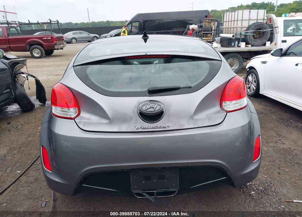 2012 HYUNDAI VELOSTER BASE W/BLACK VIN: KMHTC6AD0CU073208