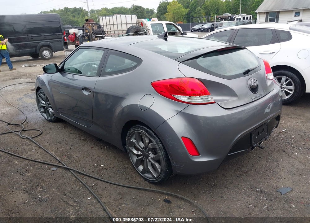 2012 HYUNDAI VELOSTER BASE W/BLACK VIN: KMHTC6AD0CU073208