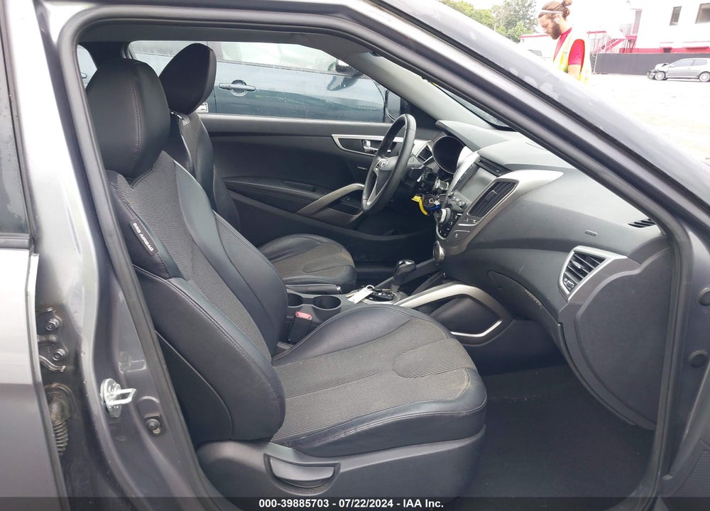 2012 HYUNDAI VELOSTER BASE W/BLACK VIN: KMHTC6AD0CU073208