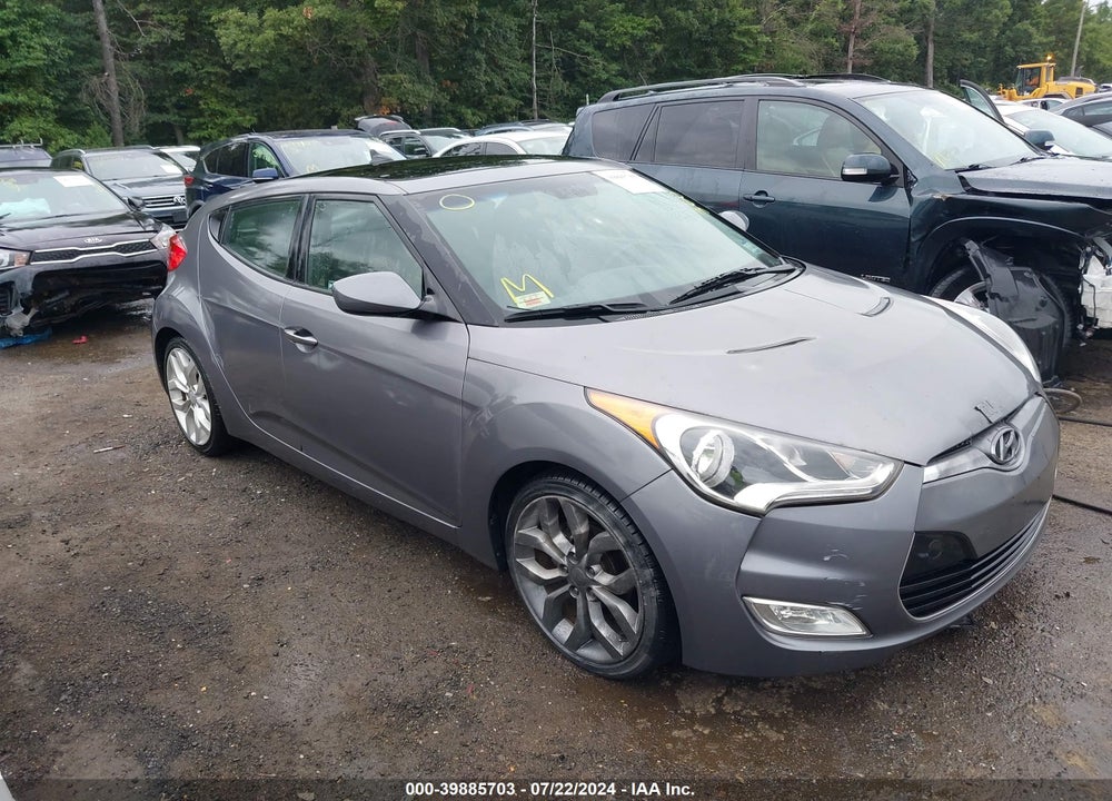 2012 HYUNDAI VELOSTER BASE W/BLACK VIN: KMHTC6AD0CU073208