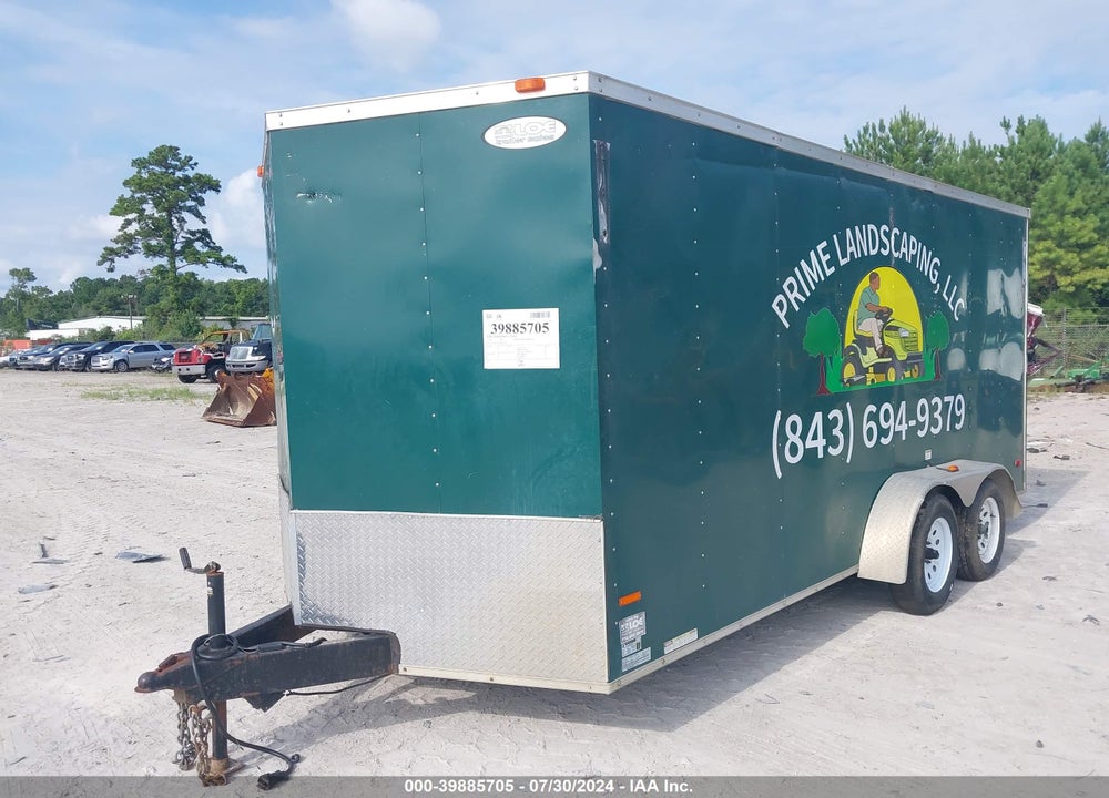 2015 RC RWT ENCLOSED TRAILER VIN: 56VBE1629FM620370