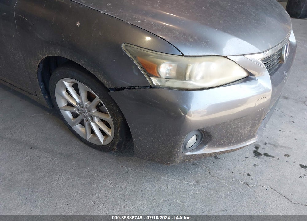 2012 LEXUS CT 200H PREMIUM VIN: JTHKD5BH5C2107341