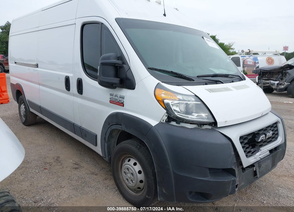 2021 RAM PROMASTER 2500 HIGH ROOF 159 WB VIN: 3C6LRVDG4ME508144