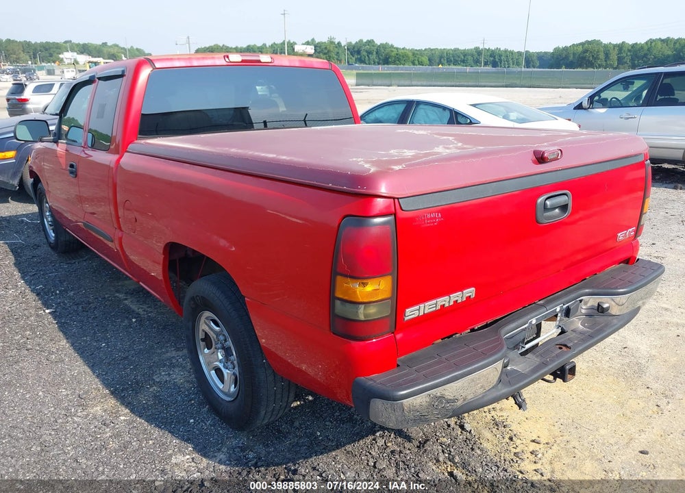 2004 GMC SIERRA 1500 VIN: 1GTEC19X84Z352036
