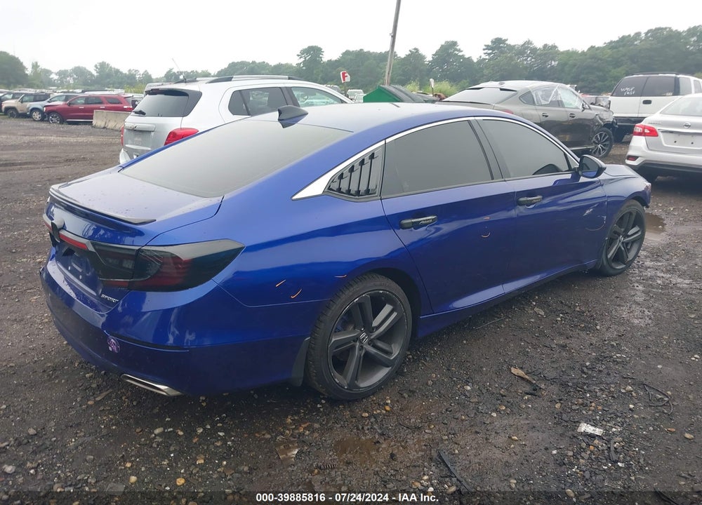 2018 HONDA ACCORD SPORT VIN: 1HGCV1F3XJA104255