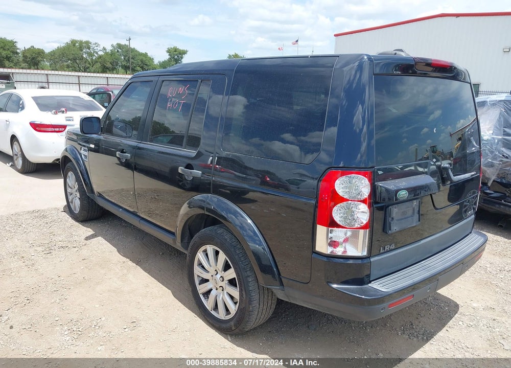 2012 LAND ROVER LR4 VIN: SALAK2D43CA602860