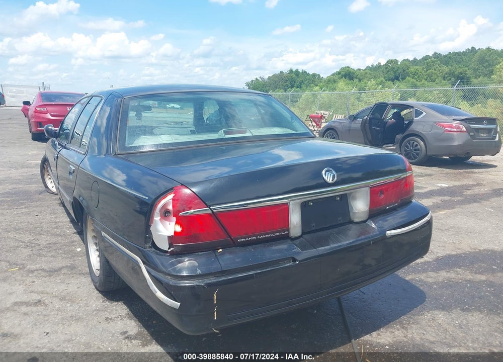 2002 MERCURY GRAND MARQUIS LS VIN: 2MEFM75W82X612874