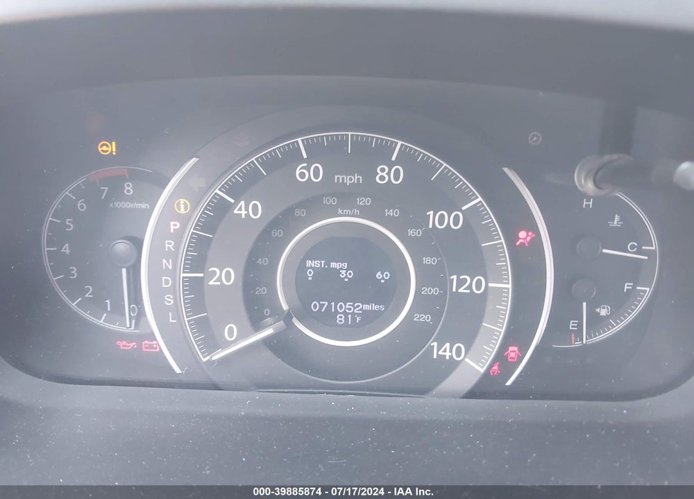 2015 HONDA CR-V TOURING VIN: 5J6RM4H90FL008087