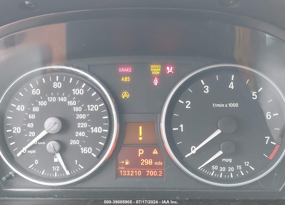 2007 BMW 328I VIN: WBAVA33597KX76649