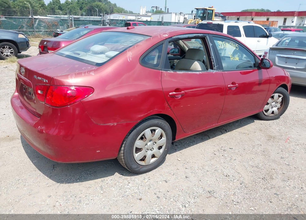 2008 HYUNDAI ELANTRA GLS/SE VIN: KMHDU46D18U565655