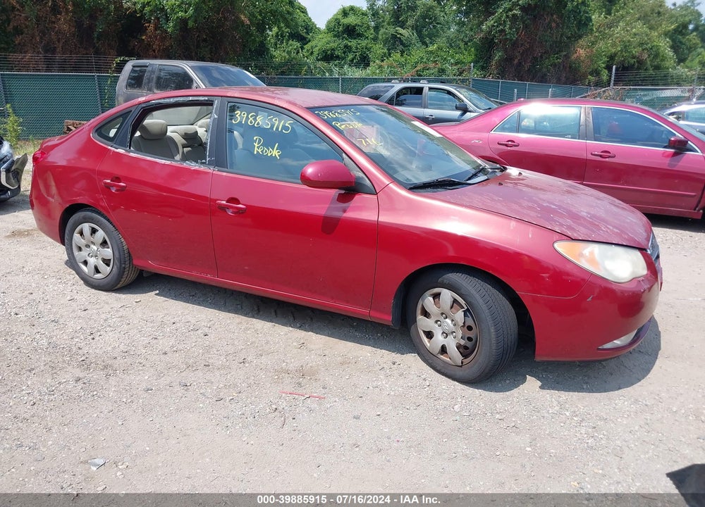2008 HYUNDAI ELANTRA GLS/SE VIN: KMHDU46D18U565655