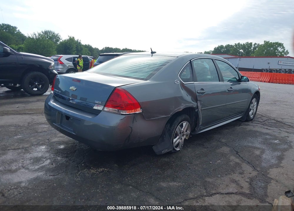 2009 CHEVROLET IMPALA LS VIN: 2G1WB57K191268641