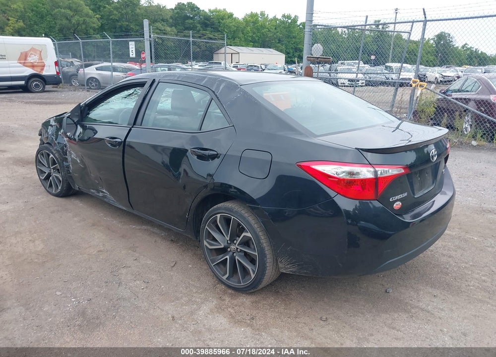2016 TOYOTA COROLLA S PLUS VIN: 2T1BURHE3GC531422
