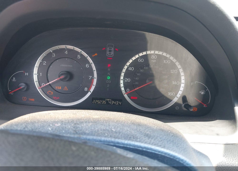 2008 HONDA ACCORD 2.4 EX-L VIN: 1HGCS12848A013020