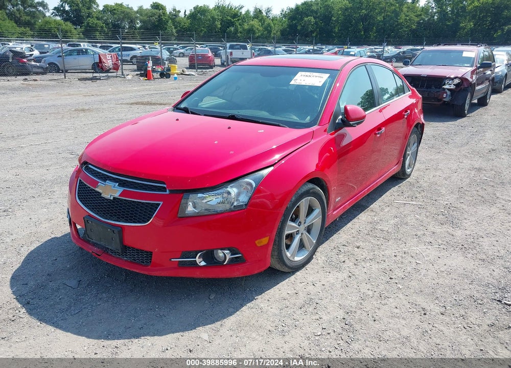 2014 CHEVROLET CRUZE 2LT AUTO VIN: 1G1PE5SB6E7196660