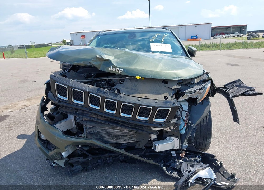 2021 JEEP COMPASS LATITUDE FWD VIN: 3C4NJCBB9MT556447