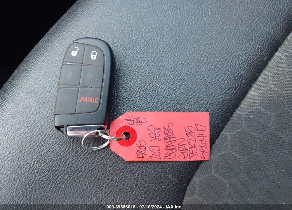 2021 JEEP COMPASS LATITUDE FWD VIN: 3C4NJCBB9MT556447