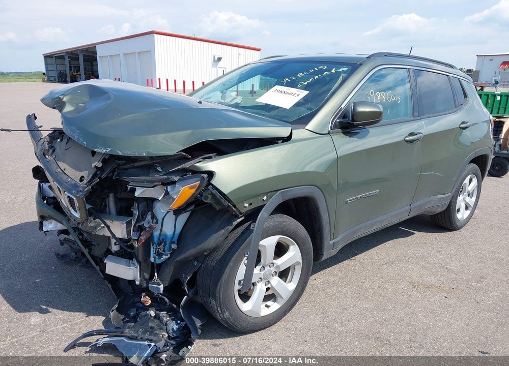 2021 JEEP COMPASS LATITUDE FWD VIN: 3C4NJCBB9MT556447