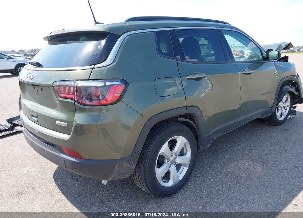2021 JEEP COMPASS LATITUDE FWD VIN: 3C4NJCBB9MT556447