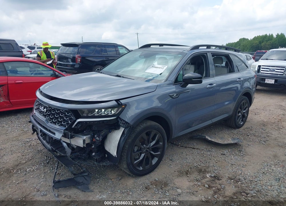 2022 KIA SORENTO X-LINE EX VIN: 5XYRHDLF8NG160071