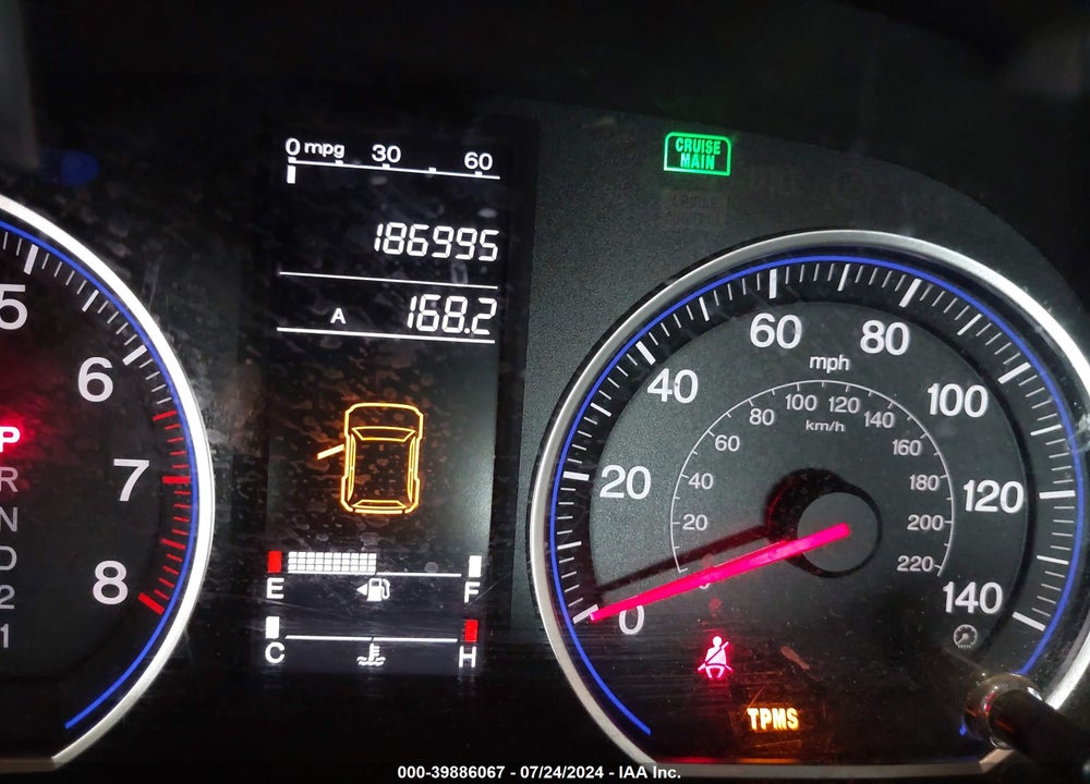 2007 HONDA CR-V LX VIN: JHLRE483X7C063164