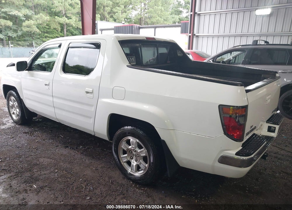 2007 HONDA RIDGELINE RTS VIN: 2HJYK16417H514096