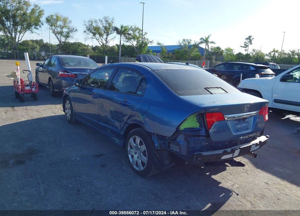 2009 HONDA CIVIC LX VIN: 2HGFA165X9H501228