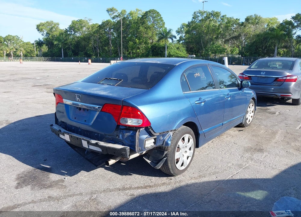 2009 HONDA CIVIC LX VIN: 2HGFA165X9H501228