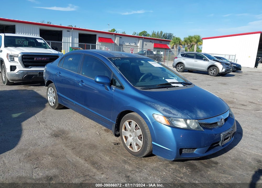 2009 HONDA CIVIC LX VIN: 2HGFA165X9H501228