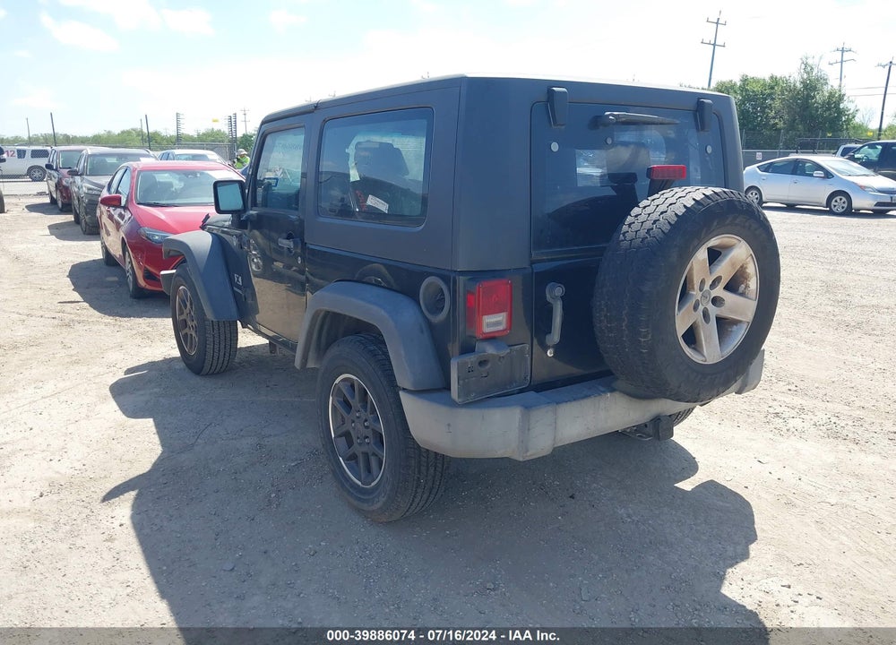 2007 JEEP WRANGLER X VIN: 1J4FA24177L134593